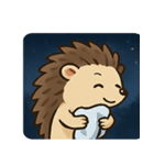 花火ハリネズミのきらきらナイト@SFW（個別スタンプ：25）