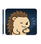 花火ハリネズミのきらきらナイト@SFW（個別スタンプ：30）