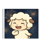 花火ヒツジのふわもこナイト@SFW（個別スタンプ：6）