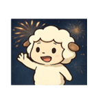 花火ヒツジのふわもこナイト@SFW（個別スタンプ：9）