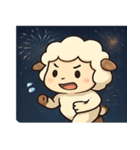 花火ヒツジのふわもこナイト@SFW（個別スタンプ：13）