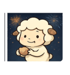 花火ヒツジのふわもこナイト@SFW（個別スタンプ：14）