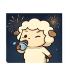 花火ヒツジのふわもこナイト@SFW（個別スタンプ：15）