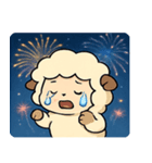 花火ヒツジのふわもこナイト@SFW（個別スタンプ：20）