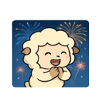 花火ヒツジのふわもこナイト@SFW（個別スタンプ：21）