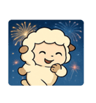 花火ヒツジのふわもこナイト@SFW（個別スタンプ：23）