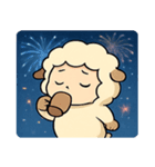 花火ヒツジのふわもこナイト@SFW（個別スタンプ：26）