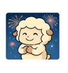 花火ヒツジのふわもこナイト@SFW（個別スタンプ：31）