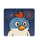 花火ニワトリのわくわくナイト@SFW（個別スタンプ：19）