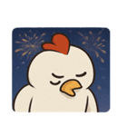 花火ニワトリのわくわくナイト@SFW（個別スタンプ：23）