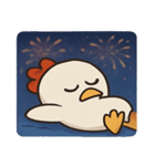 花火ニワトリのわくわくナイト@SFW（個別スタンプ：26）