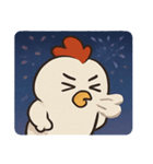 花火ニワトリのわくわくナイト@SFW（個別スタンプ：27）