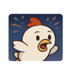 花火ニワトリのわくわくナイト@SFW（個別スタンプ：29）