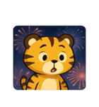 花火トラのゴージャスナイト@SFW（個別スタンプ：2）