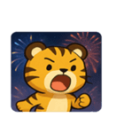 花火トラのゴージャスナイト@SFW（個別スタンプ：4）
