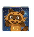 花火タヌキのわくわくナイト@SFW（個別スタンプ：8）