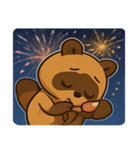 花火タヌキのわくわくナイト@SFW（個別スタンプ：10）