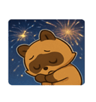 花火タヌキのわくわくナイト@SFW（個別スタンプ：11）