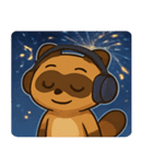 花火タヌキのわくわくナイト@SFW（個別スタンプ：12）