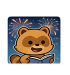 花火タヌキのわくわくナイト@SFW（個別スタンプ：21）