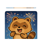 花火タヌキのわくわくナイト@SFW（個別スタンプ：28）
