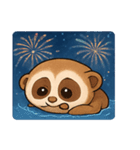 花火スローロリスのほっこりナイト@SFW（個別スタンプ：12）