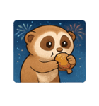 花火スローロリスのほっこりナイト@SFW（個別スタンプ：14）