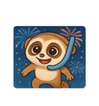 花火スローロリスのほっこりナイト@SFW（個別スタンプ：18）