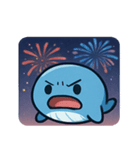 花火クジラのドリーミーナイト@SFW（個別スタンプ：2）