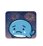 花火クジラのドリーミーナイト@SFW（個別スタンプ：3）
