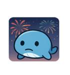 花火クジラのドリーミーナイト@SFW（個別スタンプ：7）
