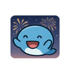 花火クジラのドリーミーナイト@SFW（個別スタンプ：9）