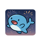 花火クジラのドリーミーナイト@SFW（個別スタンプ：11）