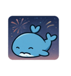 花火クジラのドリーミーナイト@SFW（個別スタンプ：12）