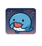 花火クジラのドリーミーナイト@SFW（個別スタンプ：14）
