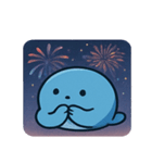 花火クジラのドリーミーナイト@SFW（個別スタンプ：17）