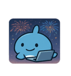 花火クジラのドリーミーナイト@SFW（個別スタンプ：19）