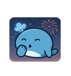 花火クジラのドリーミーナイト@SFW（個別スタンプ：22）