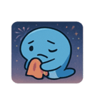花火クジラのドリーミーナイト@SFW（個別スタンプ：28）