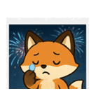 花火キツネのきらめきナイト@SFW（個別スタンプ：3）