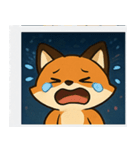 花火キツネのきらめきナイト@SFW（個別スタンプ：5）