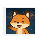 花火キツネのきらめきナイト@SFW（個別スタンプ：9）