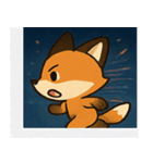 花火キツネのきらめきナイト@SFW（個別スタンプ：13）