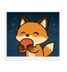 花火キツネのきらめきナイト@SFW（個別スタンプ：14）