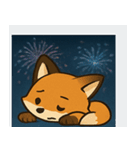花火キツネのきらめきナイト@SFW（個別スタンプ：20）