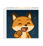 花火キツネのきらめきナイト@SFW（個別スタンプ：21）