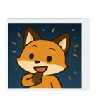 花火キツネのきらめきナイト@SFW（個別スタンプ：24）