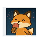 花火キツネのきらめきナイト@SFW（個別スタンプ：25）