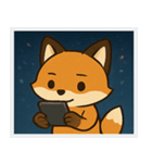 花火キツネのきらめきナイト@SFW（個別スタンプ：27）