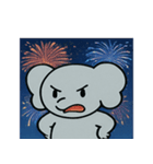 花火ゾウのドリーミーナイト@SFW（個別スタンプ：2）
